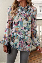 Tried And True Print Long Sleeve Top