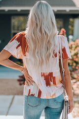 Camiseta de manga corta estampada "Di la verdad"