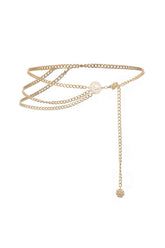 Cadena de cintura en capas