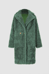 Faux Shearling Long Coat