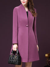 Plain Longline Single Button Pocket Trench Coat