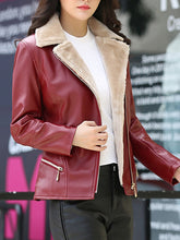 Plus Velvet Thick PU Leather Jacket