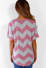 Persönlichkeits-T-Shirt mit V-Ausschnitt und Reißverschluss