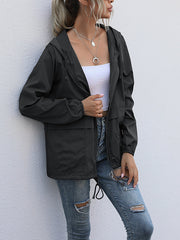 Schlichte coole Damenmäntel, lässige Kapuzenjacken