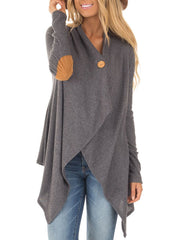 Schlichte Langarm-Cardigans