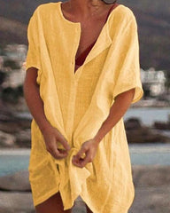 Vestido recto mini vestido corto