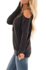 Einschultrige Damen T-Shirts