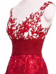 Pretty Embroidery Sleeveless Maxi Dress Evening Dress