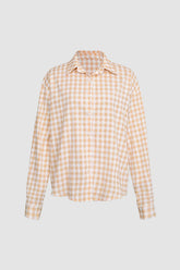 Checked Print Buttons Down Shirt