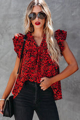 Now You Know Floral Print Short Sleeve Top