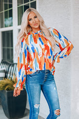 Bedrucktes Langarmshirt „Take Your Joy“