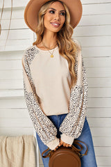 Top de manga larga con estampado Autumn Daze