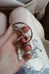 Adornos para el cabello con diamantes de imitación de luna