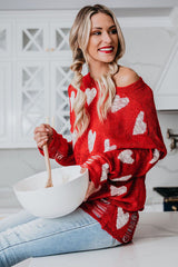 Suéter de punto de manga larga Fall Babe Star