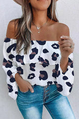 Give You Joy Leopard Print Long Sleeve Top