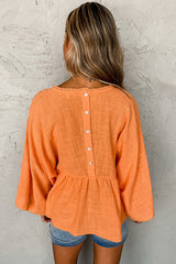 Great Adventure Floral Embroidery Cotton Babydoll Top