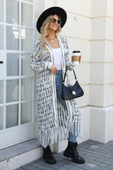 What You See Colorful Tassel Knit Cardigan