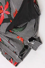 Mono con estampado de rayas irregulares