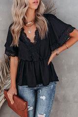 Sweet Optimism – Schößchentop aus Häkelspitze