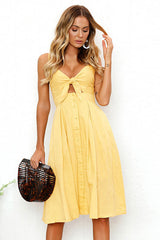 Bowknot Fit&Flare Midi Dress