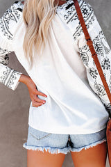 Blusa de manga larga con bordado bohemio Make Your Day