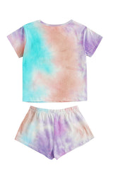 Traje tie-dye de manga corta Pure Relaxation