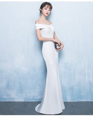 Diva Strapless High Slit Formal Dress