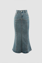 Denim Mermaid Skirt