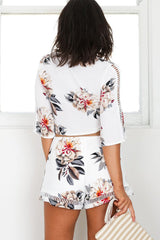 Urlaubsanzug mit Boho-Print