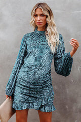 Vestido mini de terciopelo sin espalda Moody Moment - 3 colores