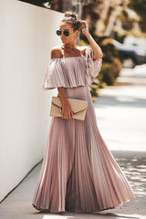 Love Spell Off Shoulder Maxi Dress
