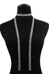 Gargantilla de moda con borlas de cristal