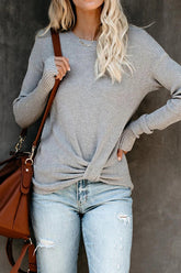 Top de punto cruzado Cozy Attitude