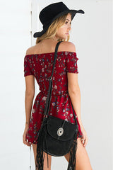 Off the Shoulder Shivering Romper