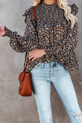 Top fruncido estampado "Sipping On Love"