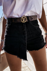 Summer Of Fun Distressed Denim Shorts