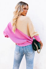 Suéter de punto rosa Feeling Myself