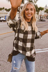 Jersey de manga larga de cuadros vichy All at Once