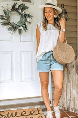 Spitzen-Tanktop „Herz des Glücks“