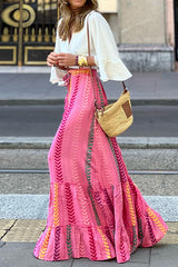 Show Up Boho Printed Maxi Skirt