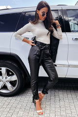 Pantalones pitillo de cuero Sunshine For The Soul