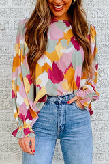 Under The Lights Boho Printed Top