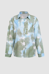 Abstract Tie-Dye Blouse