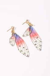 Pendientes de mariposa de colores