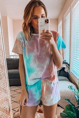 Traje tie-dye de manga corta Pure Relaxation