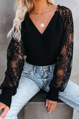 Suéter cruzado de encaje Only Yours