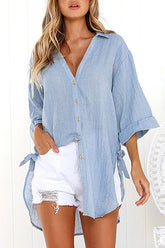 Country Club Oversize Long Sleeve Shirt