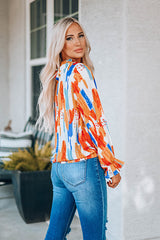 Bedrucktes Langarmshirt „Take Your Joy“