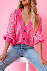 Meet Up Later V-Neck Knit Sweater Cardigan