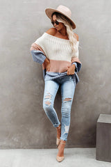 Suéter de punto a rayas Warm You Up